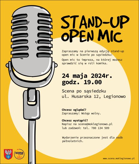 Stand-up open mic