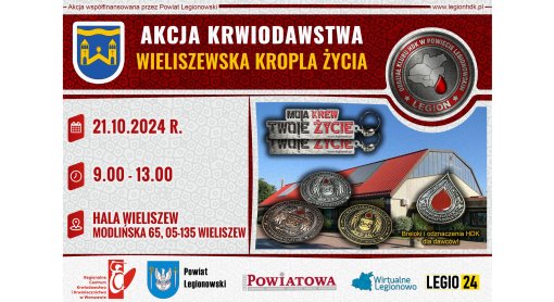 Mobilna akcja krwiodawstwa w Wieliszewie