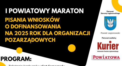 I Powiatowy Maraton Pisania Wniosków o Dofinansowania