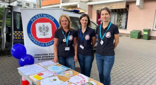 O bezpieczeństwie sanitarnym na powiatowym pikniku