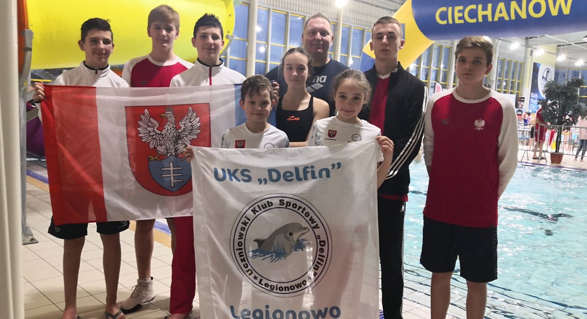 "Delfin" na III Mistrzostwach Mazowsza w Pływaniu w Ciechanowie