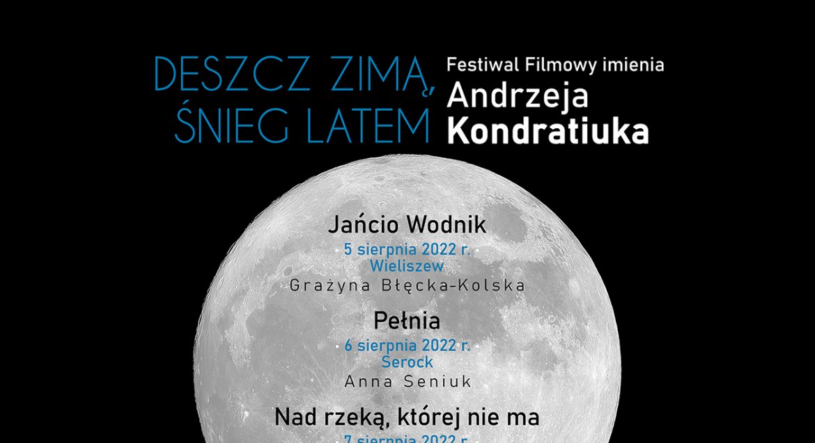 Festiwal Filmowy imienia Andrzeja Kondratiuka - Deszcz zimą, śnieg latem