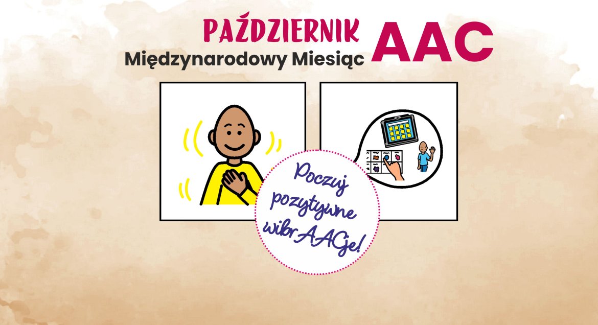 grafika informująca z napisem Październik Międzynarodowy Miesiąc ACC oraz z symbolami graficznymi