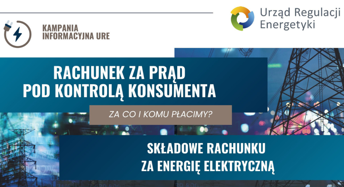 Ulotka kampanii promocyjnej "Rachunki pod kontrolą konsumenta".