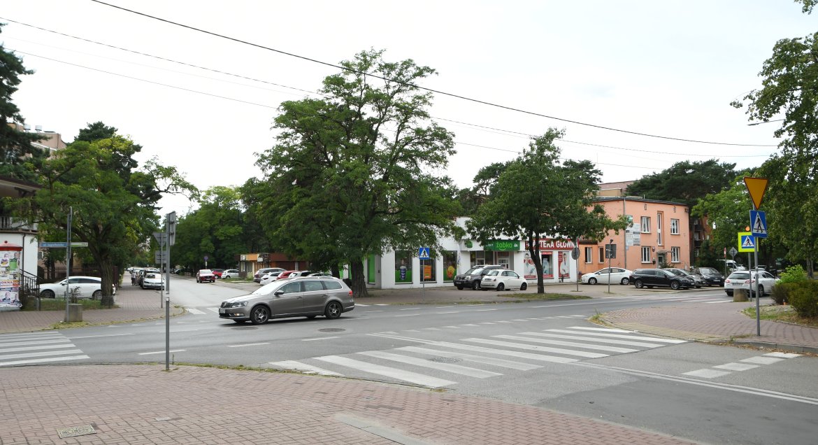 Na zdjęciu skrzyżowanie ulic Jagiellońskiej i Alei 3 Maja w Legionowie