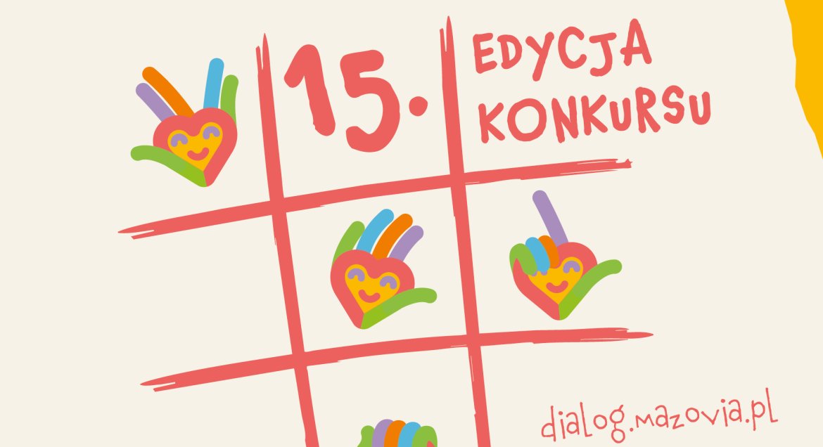 Grafika dotycząca konkursu "Mazowieckie Barwy Wolontariatu"