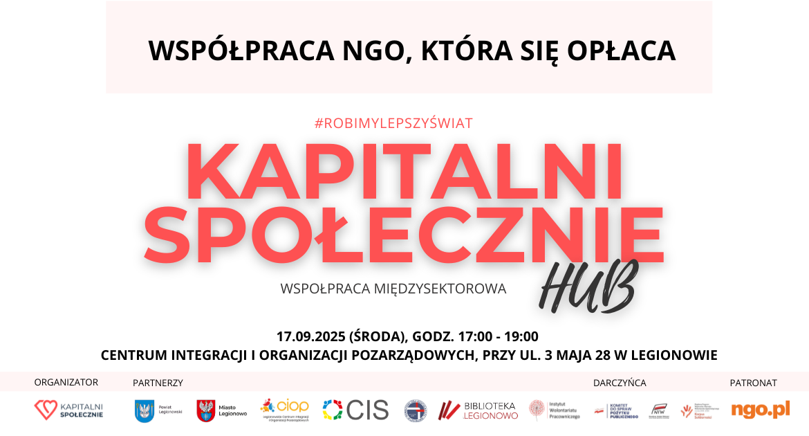 Plakat informacyjny do wydarzenia