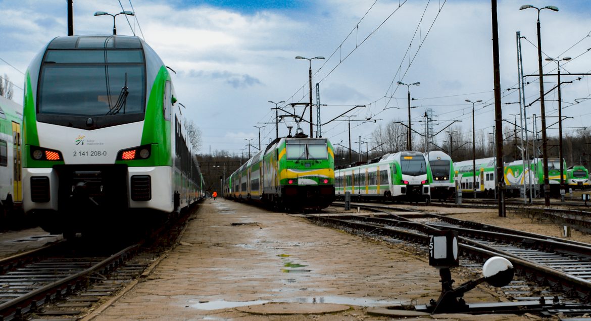 Zdjęcie: pociagi Kolei Mazowieckich