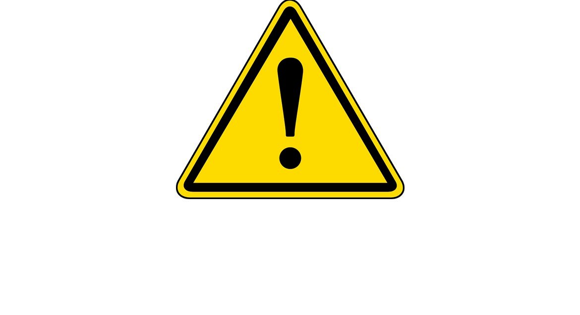 znak uwaga!
