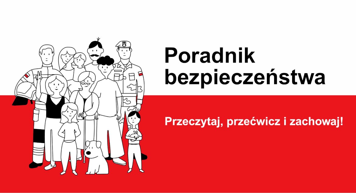 Poradnik bezpieczeństa, przeczytaj, przećwicz i zachowaj grafika