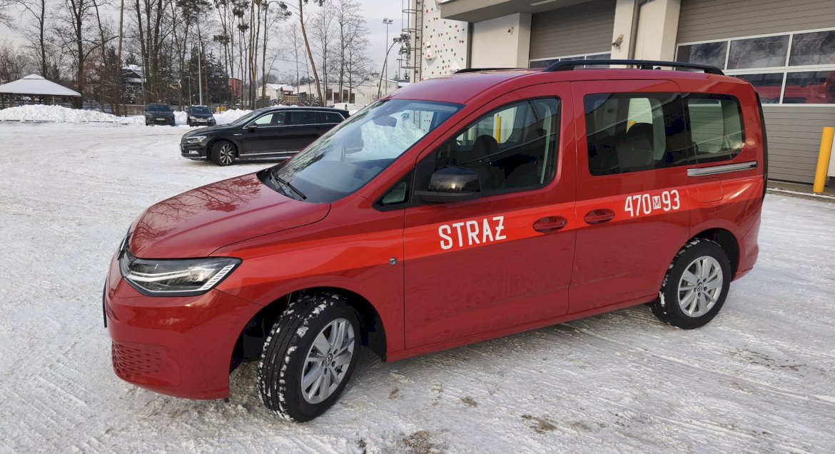 Samochód strażacki zakupiony za środki finansowe z dotacji