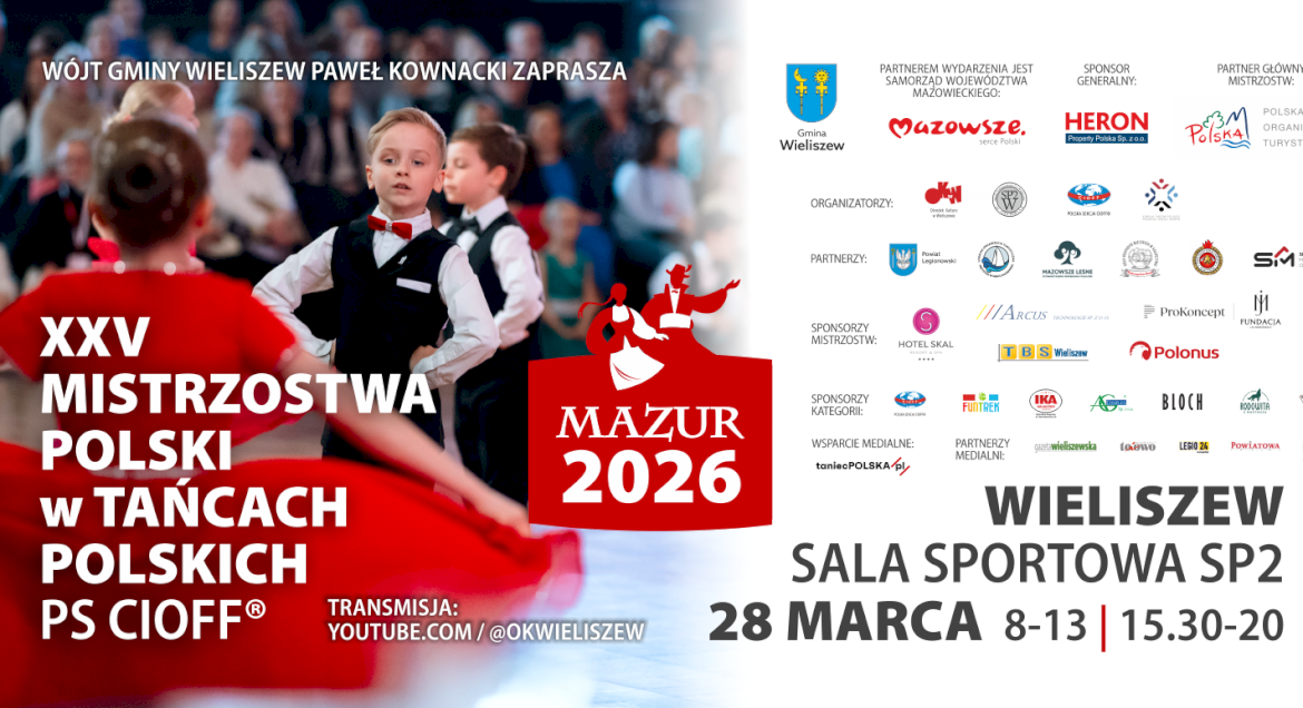 Zdjęcie plakatu z tańczącą parą