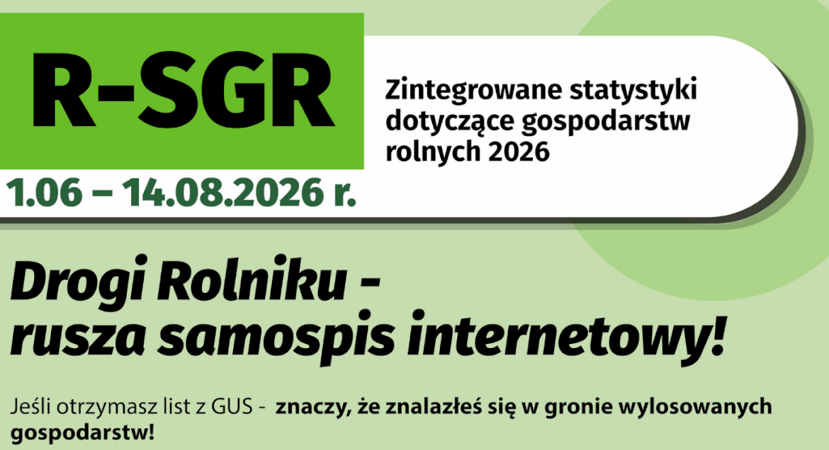 Plakat wydarzenia utrzymany w zielonej kolorystyce