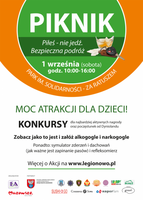 Piknik "Piłeś - nie jedź. Bezpieczna podróż"