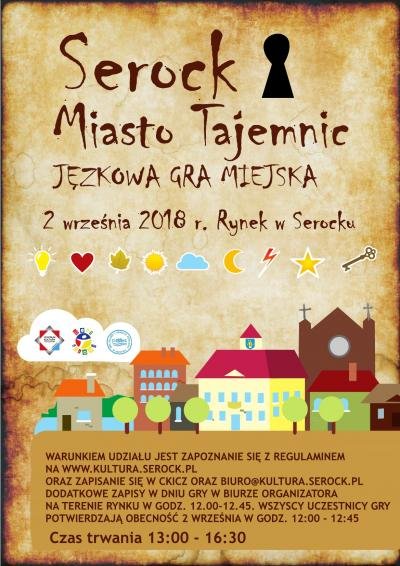 "Serock miasto tajemnic". Gra miejska