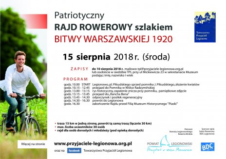 Patriotyczny rajd rowerowy szlakiem Bitwy Warszawskiej 1920