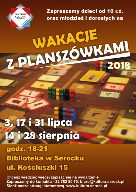 Wakacje z planszówkami