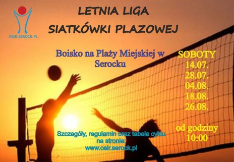 Letnia liga siatkówki plażowej w Serocku