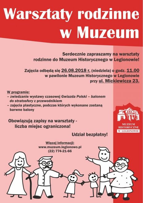 Warsztaty rodzinne w Muzeum historycznym