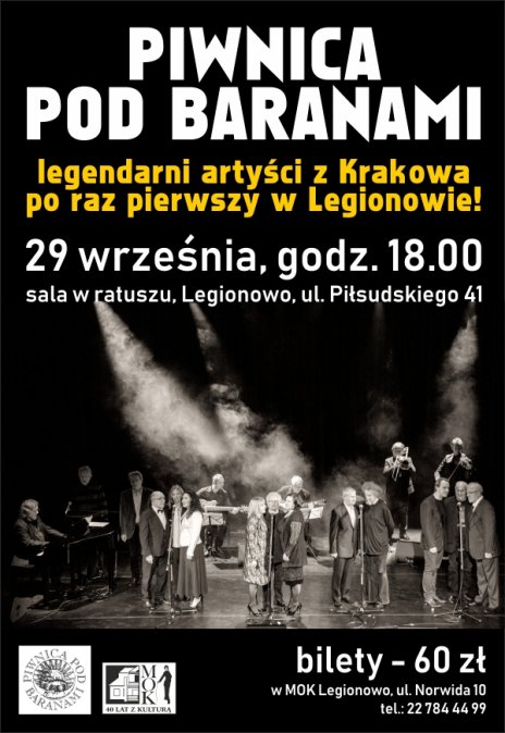Piwnica pod Baranami - wielki koncert w Legionowie