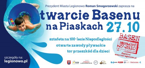 Otwarcie basenu na Piaskach