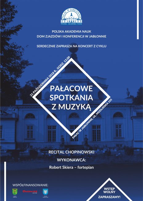 "Pałacowe spotkania z muzyką" i "Pałacowy salon naukowy" w Jabłonnie