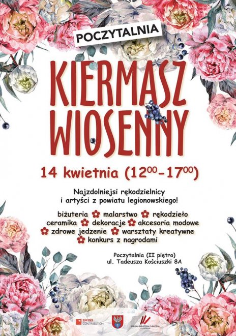 Kiermasz wiosenny w Poczytalni