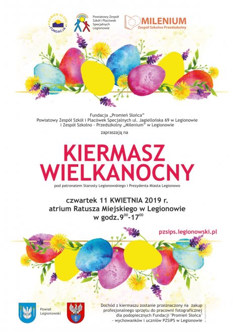 Wielkanocny kiermasz Fundacji Promień Słońca