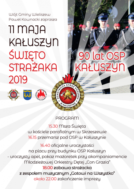 Obchody 90-lecia powstania Ochotniczej Straży Pożarnej w Kałuszynie