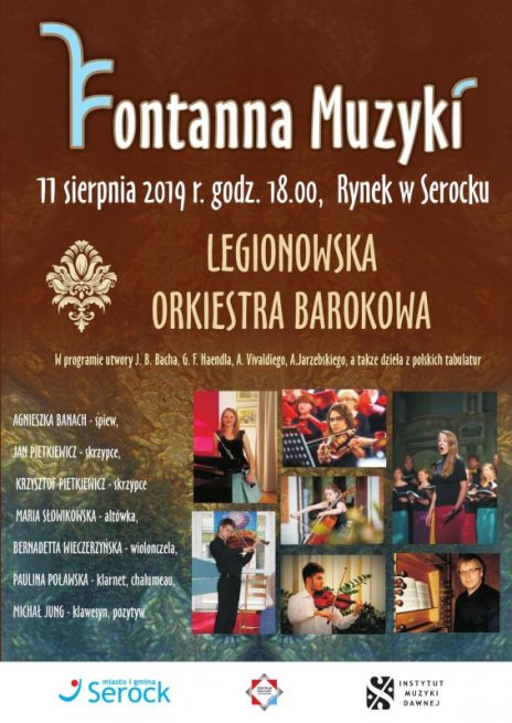 Fontanna Muzyki 2019 - Legionowska Orkiestra Barokowa