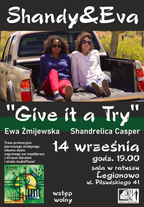 Koncert duetu Shandy&Eva promujący płytę Give it a Try