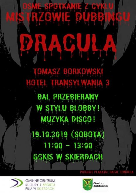 Dracula w Skierdach - Spotkanie z cyklu "Mistrzowie Dubbingu"