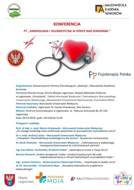Konferencja "Kardiologia i telemedycyna w opiece nad seniorami"