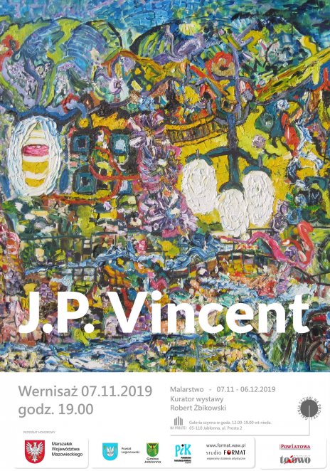 wernisaż wystawy prac J. P. Vincent - malarstwo