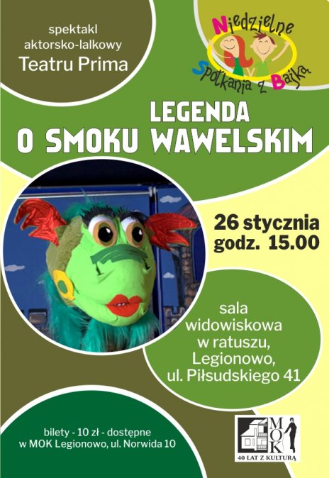 Niedzielne Spotkania z Bajką Legenda o Smoku Wawelskim