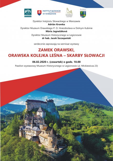 Wernisaż wystawy Zamek Orawski, Orawska kolejka leśna - skarby Słowacji