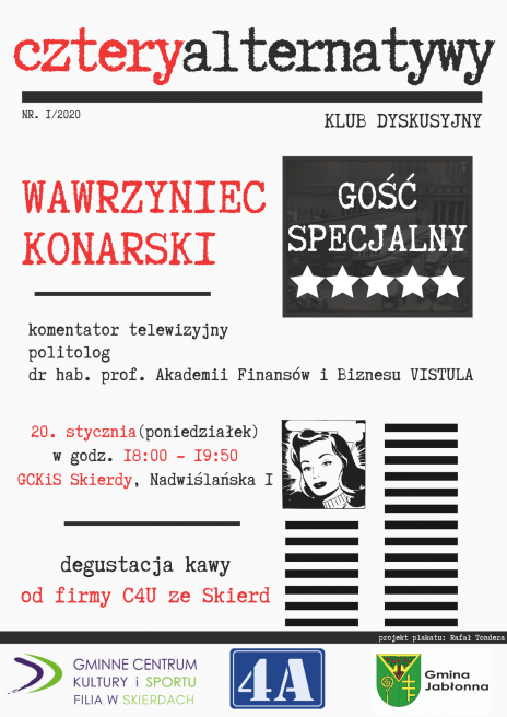 Klub Dyskusyjny. "Cztery Alternatywy"- inauguracja projektu dla dorosłych i seniorów