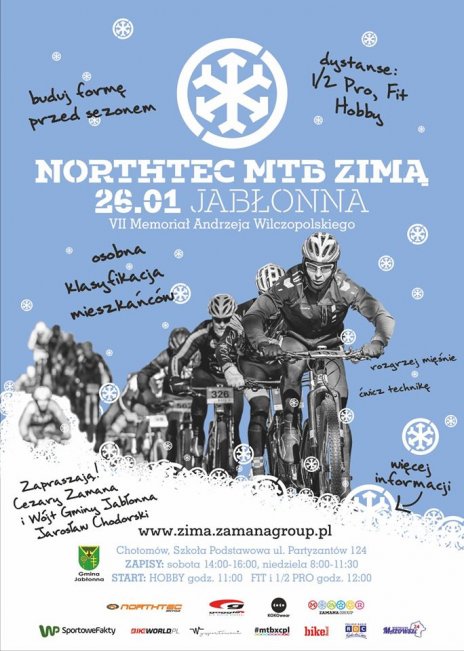 Zawody kolarskie NORTHTEC MTB ZIMĄ