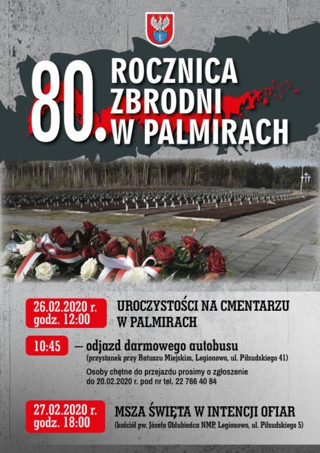 80. rocznica zbrodni w Palmirach