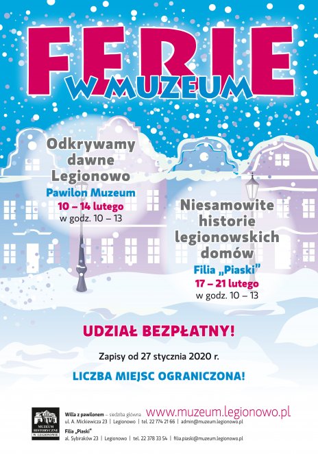 Ferie w Muzeum Historycznym w Legionowie