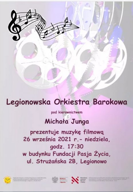 Plakat zawierający informacje o wydarzeniu. Adres, godziny. Te informacje są podane w aktualności.
