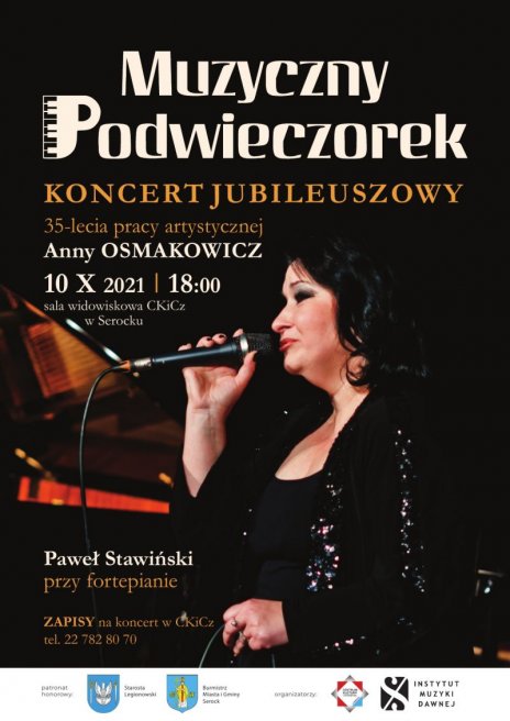 Muzyczny Podwieczorek - koncert Anny Osmakowicz
