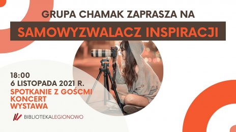 Plakat zawierający informacje o wydarzeniu. Adres, godziny. Te informacje są podane w aktualności.