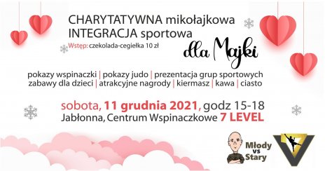 Charytatywna mikołajkowa integracja sportowa dla Majki