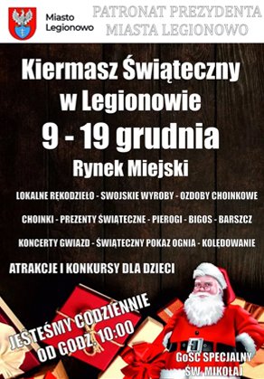 Kiermasz świąteczny w Legionowie