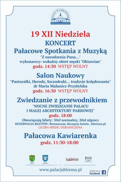 Pałacowe spotkania z muzyką - "Z narodzenia Pana..."