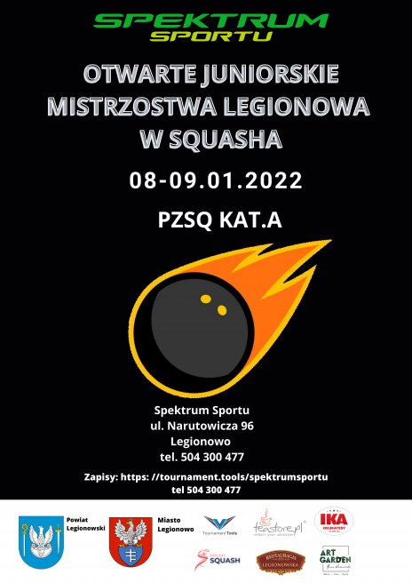 Otwarte Juniorskie Mistrzostwa Legionowa w Squasha