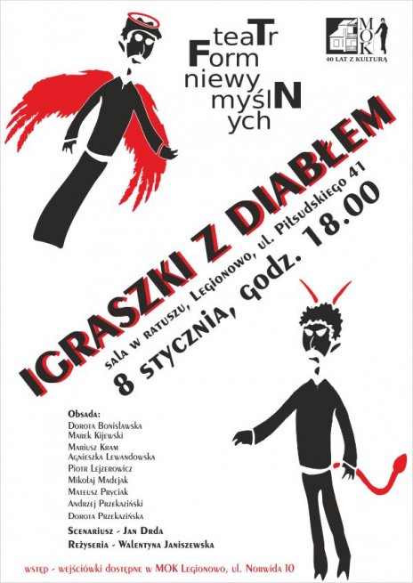 Spektakl "Igraszki z diabłem Teatr Form Niewymyślnych