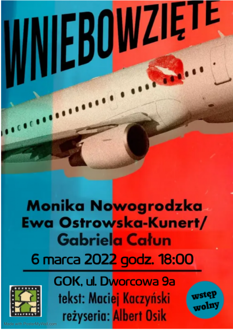 Plakat zapraszający na wydarzenie. Szczegóły w aktualności.