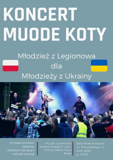 Koncert - Muode Koty dla Ukrainy